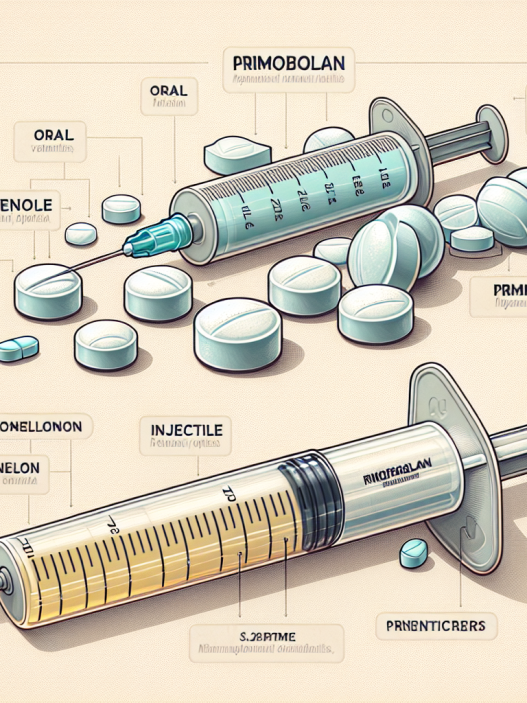 Diferencias entre Primobolan (Metenolona) pastillas oral e inyectable