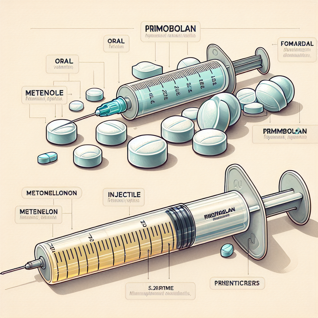 Diferencias entre Primobolan (Metenolona) pastillas oral e inyectable