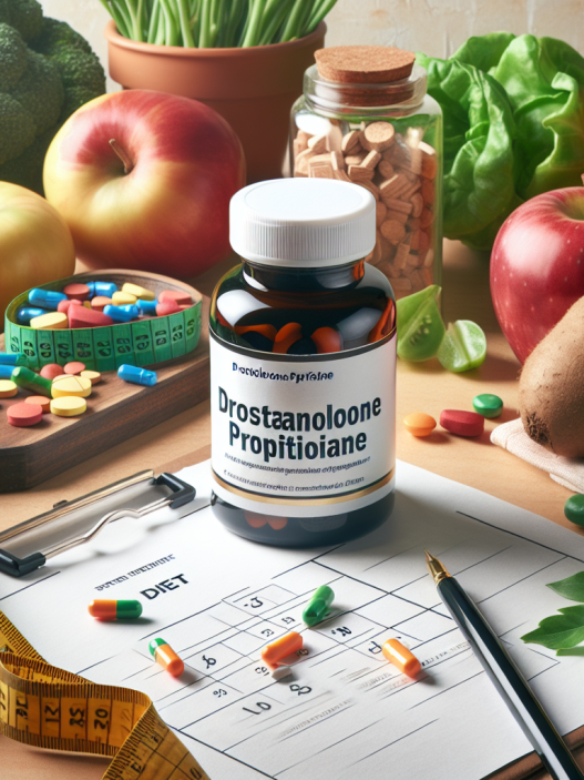 ¿Puede Propionato de drostanolona usarse durante una dieta estricta?