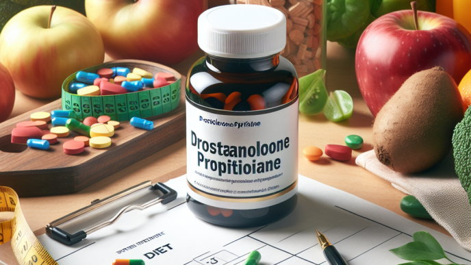 ¿Puede Propionato de drostanolona usarse durante una dieta estricta?