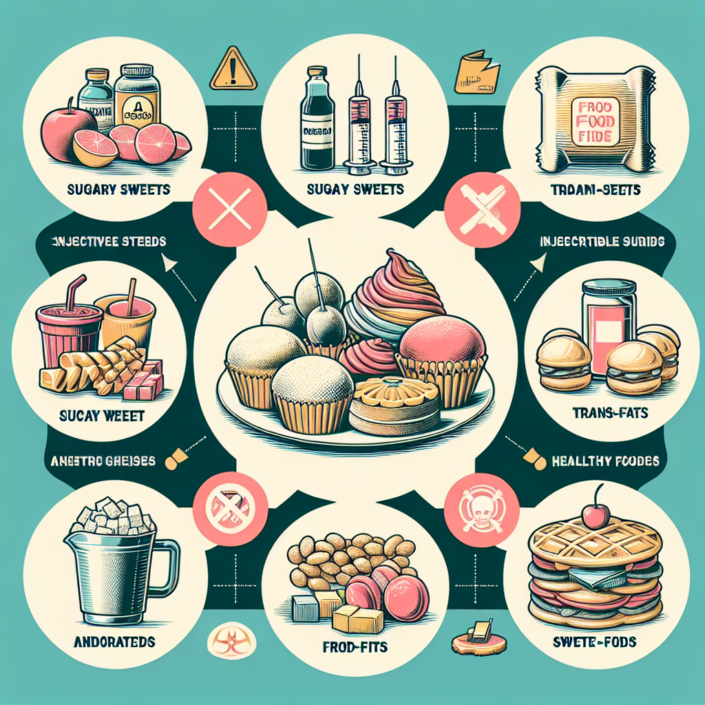 Qué evitar comer al usar Esteroides inyectables