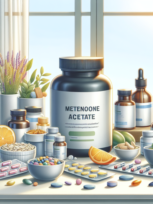 Qué suplementos naturales equilibran el uso de Acetato de metenolona