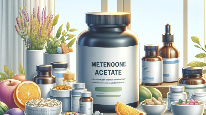 Qué suplementos naturales equilibran el uso de Acetato de metenolona