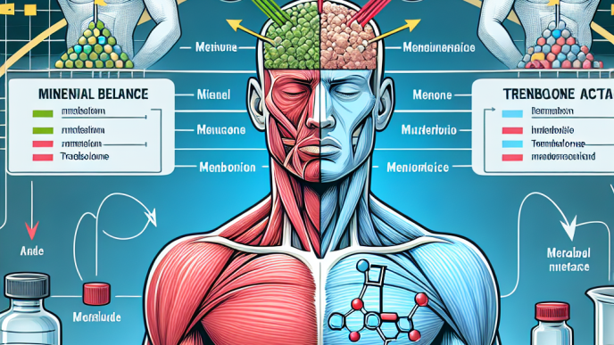 Cómo afecta Acetato de trenbolona al equilibrio mineral