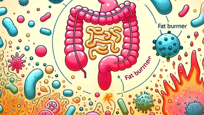 Cómo reacciona la microbiota intestinal a Quemadores de grasa