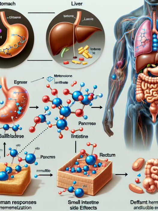 Cómo responde el sistema digestivo a Enantato de metenolona