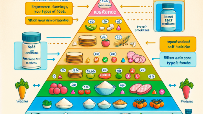 Cómo ajustar la ingesta de sal al usar Medicamentos de resistencia