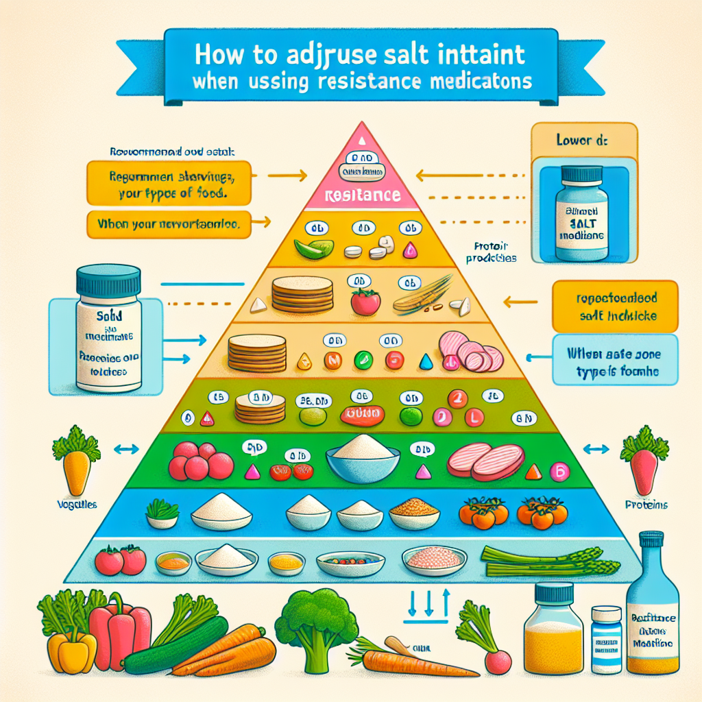 Cómo ajustar la ingesta de sal al usar Medicamentos de resistencia