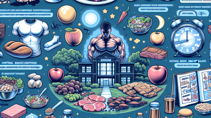 Preparativos para ganar masa muscular y control del apetito nocturno