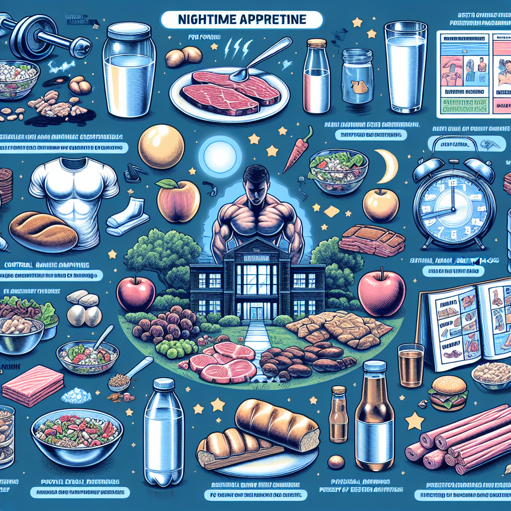 Preparativos para ganar masa muscular y control del apetito nocturno