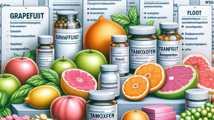 Qué alimentos pueden interferir con la absorción de Tamoxifeno