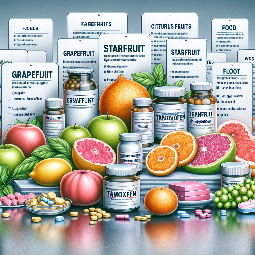 Qué alimentos pueden interferir con la absorción de Tamoxifeno