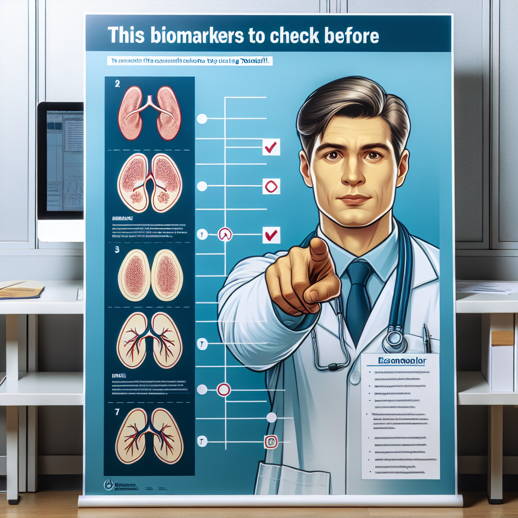 Qué biomarcadores revisar antes de usar Tadalafil