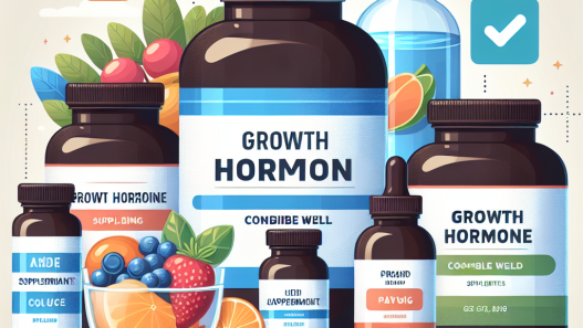 ¿Qué suplementos combinan bien con Hormona del crecimiento?