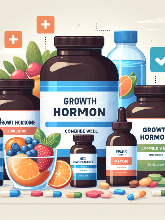 ¿Qué suplementos combinan bien con Hormona del crecimiento?