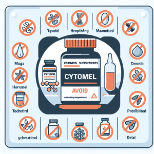 Qué suplementos debes evitar al tomar Cytomel