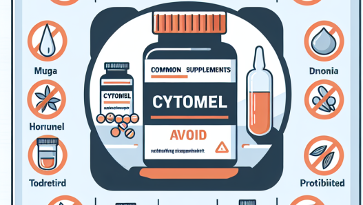 Qué suplementos debes evitar al tomar Cytomel