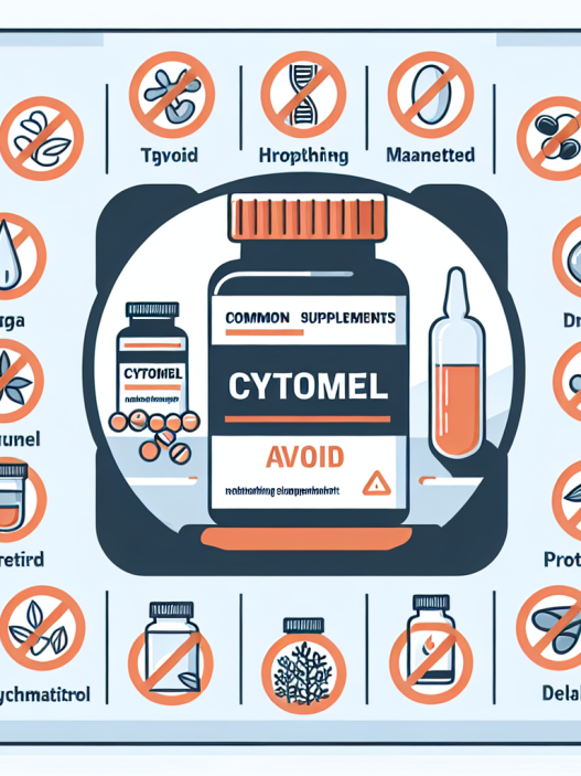 Qué suplementos debes evitar al tomar Cytomel