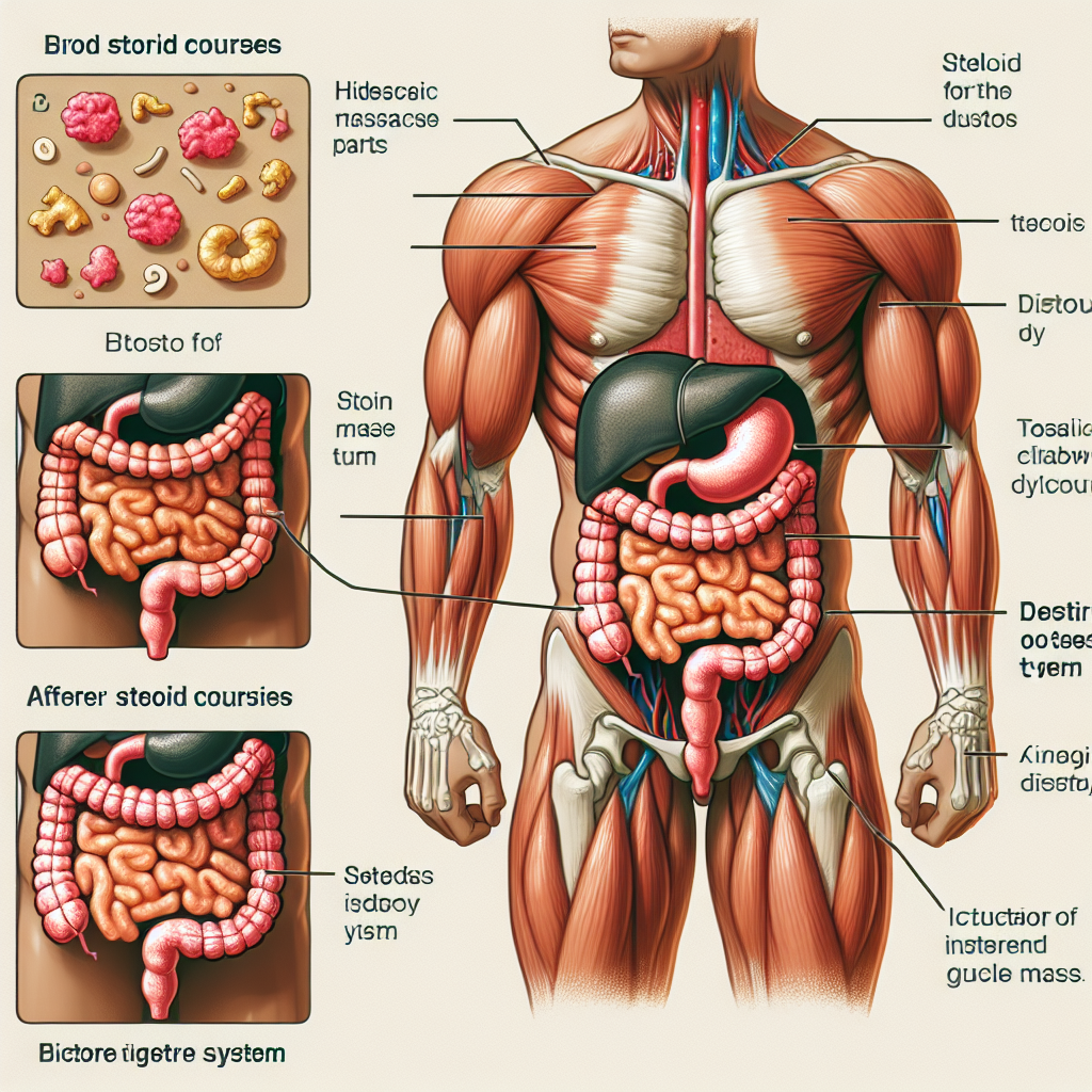 Cómo afecta Cursos de esteroides para aumentar la masa muscular al sistema digestivo
