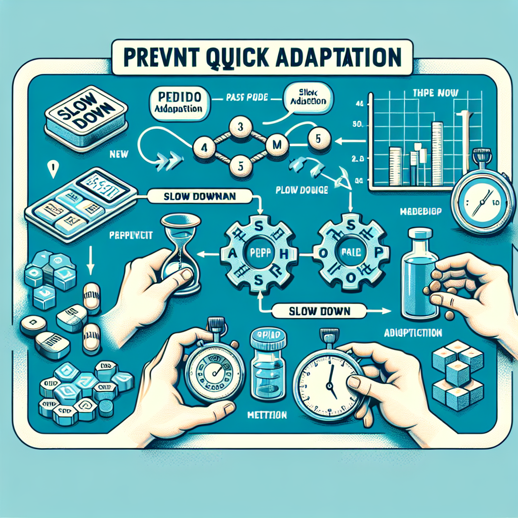 Cómo evitar la adaptación rápida al uso de Cursos de péptidos