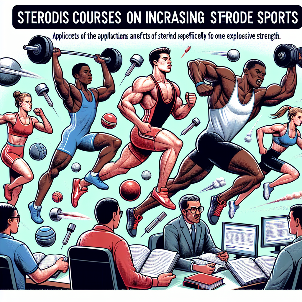 Cómo influye Cursos de esteroides para aumentar la fuerza en deportes explosivos