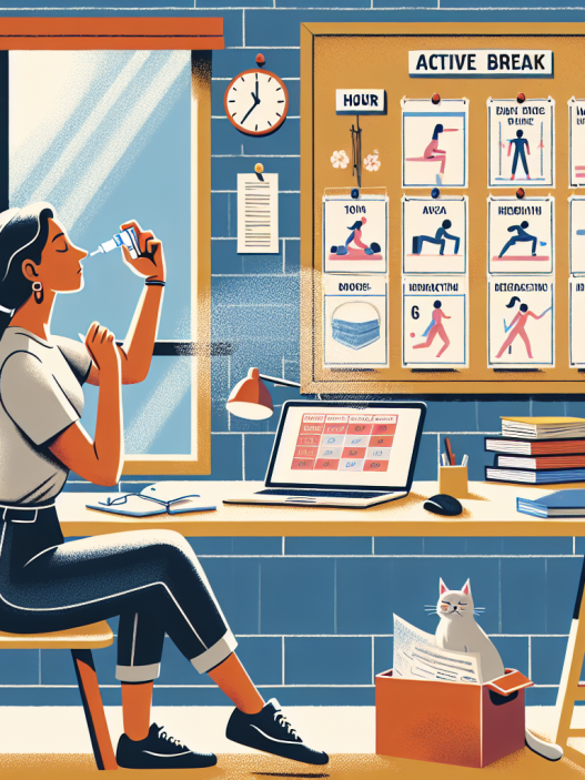 Cómo programar descansos activos mientras usas Aerosoles nasales