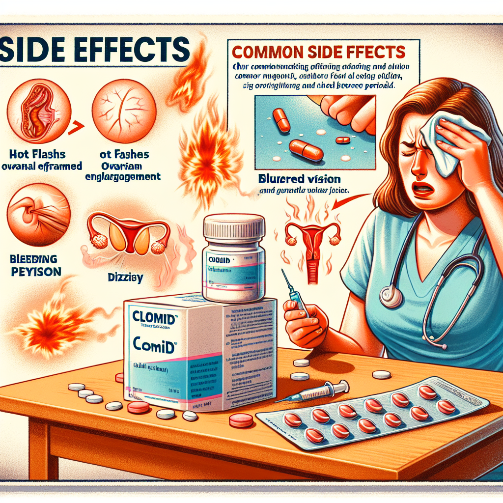 Efectos secundarios comunes del uso de Clomid