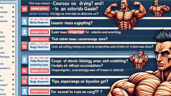 Qué dicen los foros de culturismo sobre Cursos de esteroides para secado y modelado corporal (aumento de masa magra)