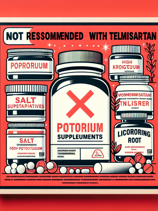 Qué tipo de suplementos no combinan bien con Telmisartan