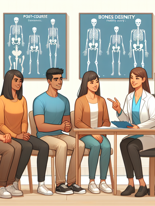 Terapia posterior al curso y cambios en la densidad ósea