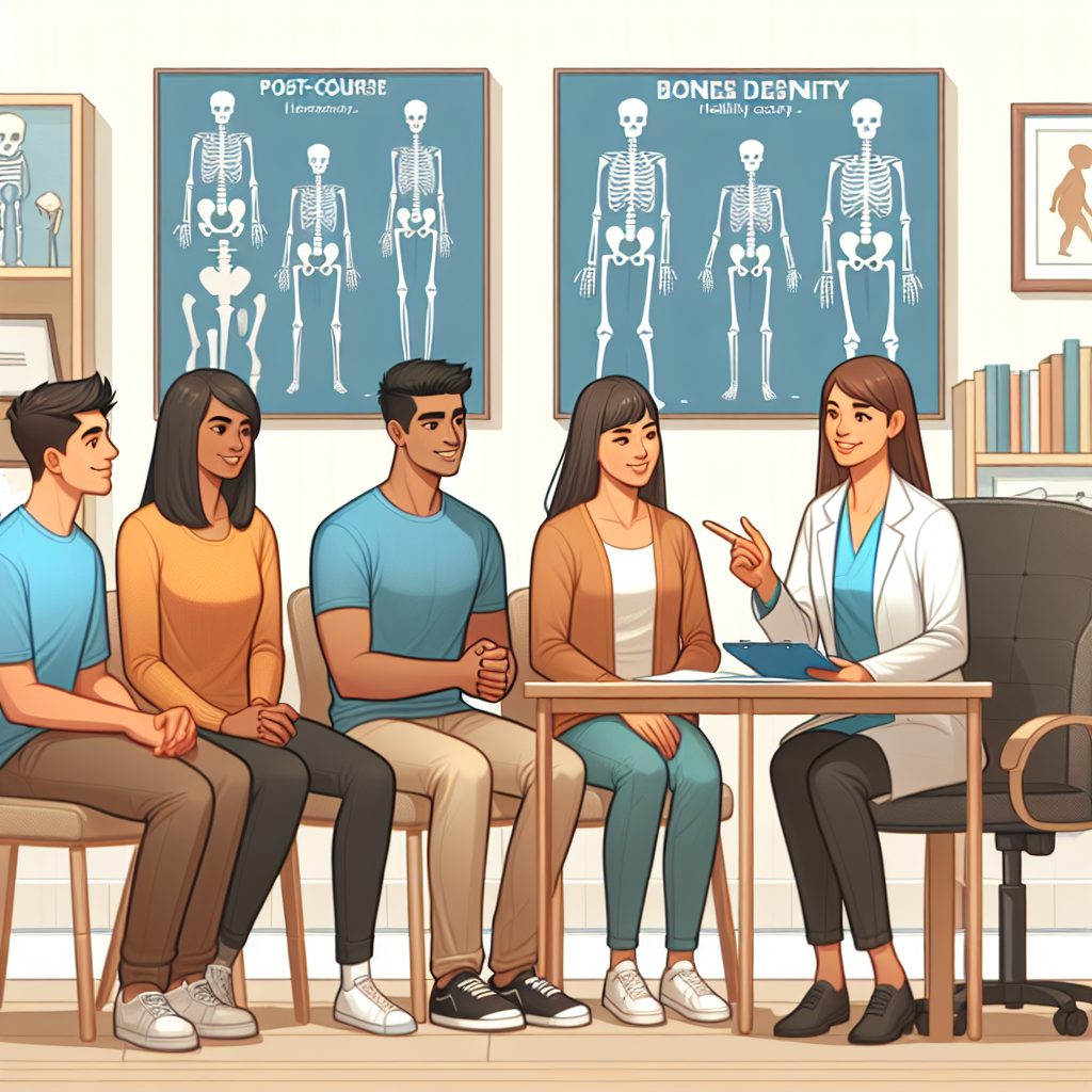 Terapia posterior al curso y cambios en la densidad ósea