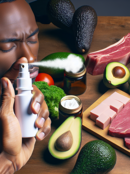 Uso de Aerosoles nasales con dieta cetogénica