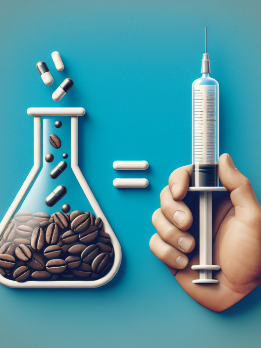 ¿Qué pasa al mezclar Insulina con cafeína?